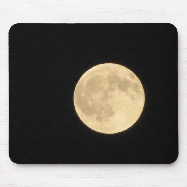 Full Moon Mouse Pad (Front)