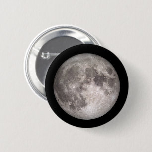 Full moon NASA image 6 Cm Round Badge