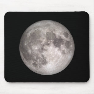 Full moon NASA image Mouse Pad
