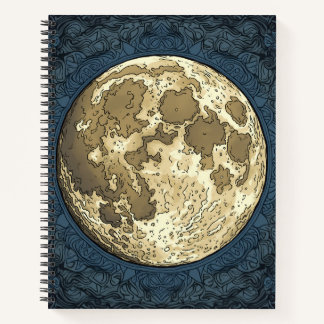 Full moon notebook