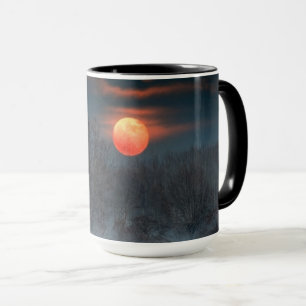 Full Moon   November in Scalenghe, Italy Mug