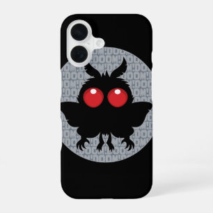 Full Moon Of Doom Cute Mothman Cryptid iPhone 16 Case