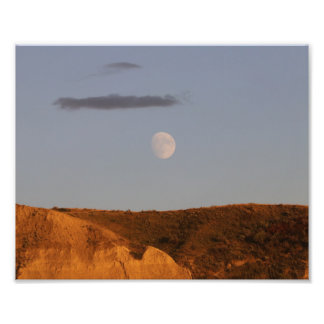Full moon on the rise photo print