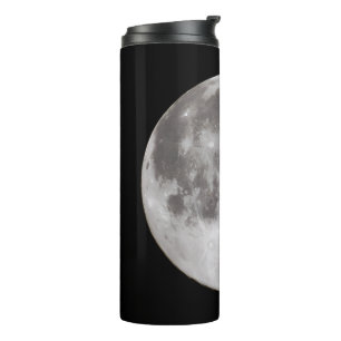 Full moon on thre sky in the night thermal tumbler