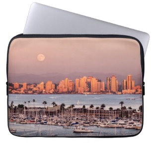 Full Moon over San Diego Laptop Sleeve