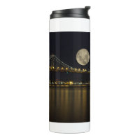 Full Moon Over the Bay Bridge