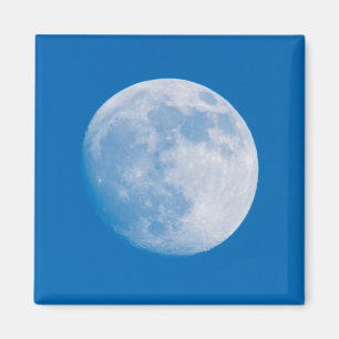 Full Moon Over The City Of Montreal Magnet