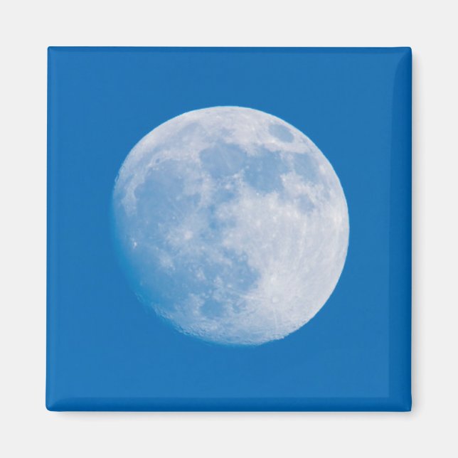 Full Moon Over The City Of Montreal Magnet (Front)