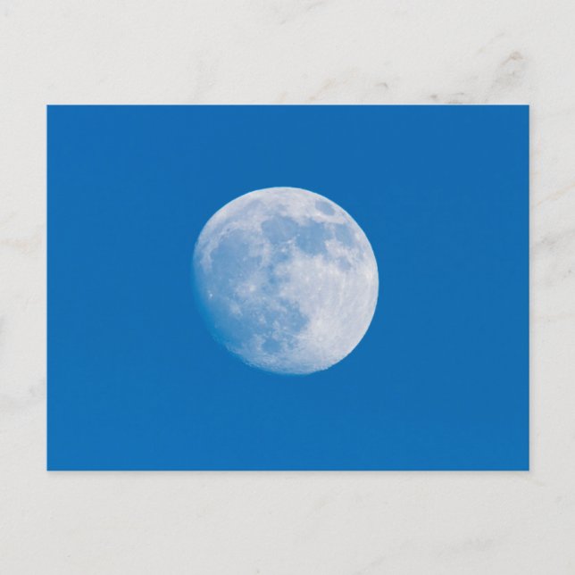 Full Moon Over The City Of Montreal Postcard (Front)