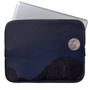FULL MOON OVER THE MOUNTAIN LAPTOP SLEEVE