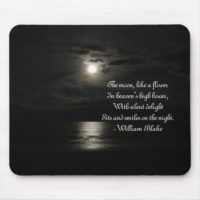 Full Moon over Water Mouse Pad (Front)