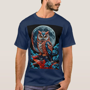 Full Moon Owl T-Shirt