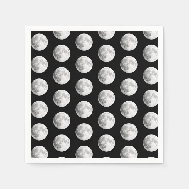 Full Moon Party Napkins (Front)