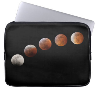 Full Moon Phases Total Lunar Eclipse Colorado Laptop Sleeve