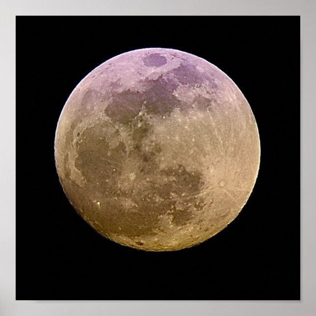 Full Moon Photography Poster print for framing (Front)