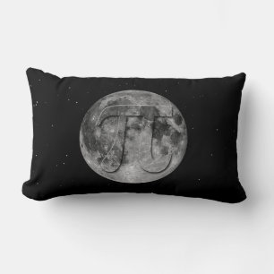 Full Moon Pi Day Fun Lumbar Cushion