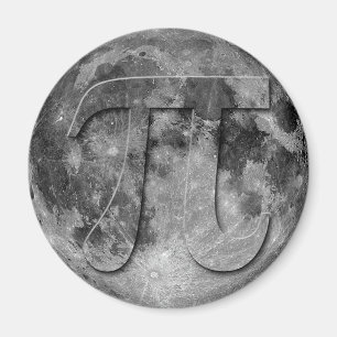 Full Moon Pi Day Fun Magnet