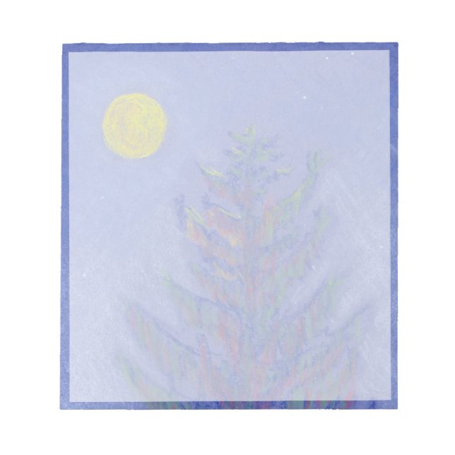 Full Moon Pine Notepad (Front)