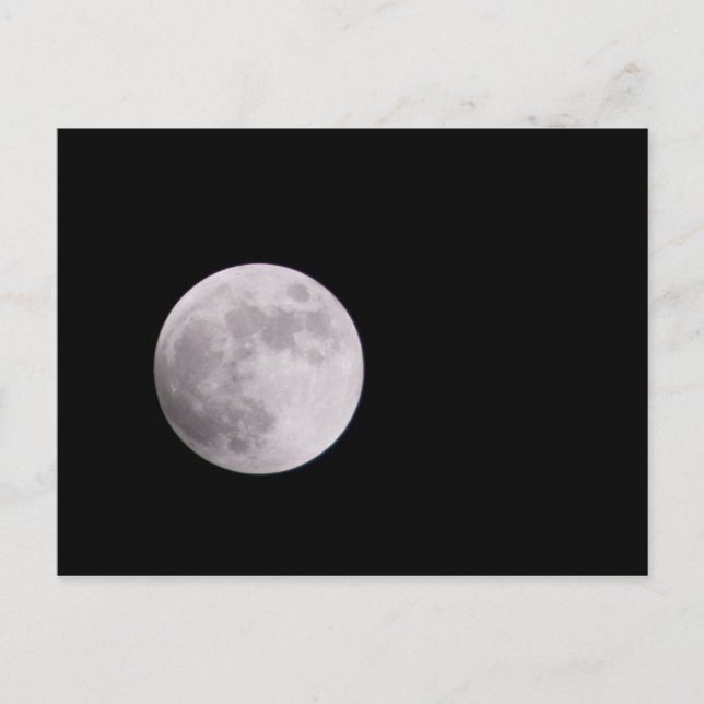 Full moon postcard (Front)