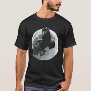 Full Moon Raven Crow Dark Bird Gothic T-Shirt