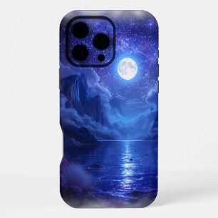 Full Moon Reflection iPhone 16 Pro Max Cases
