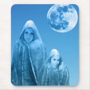 Full Moon Rising Mouse Pad