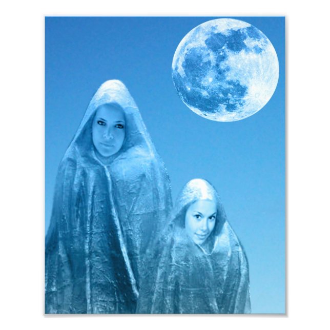 Full Moon Rising Photo Print (Front)