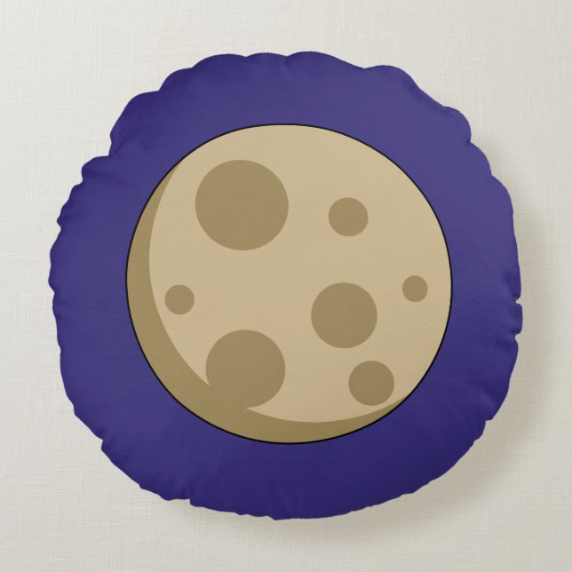 Full Moon Round Cushion (Front)