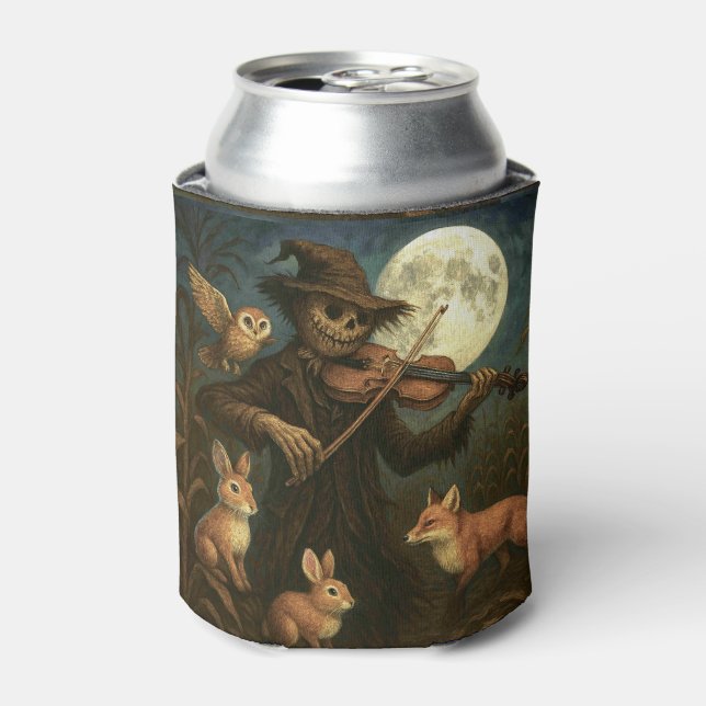 Full Moon Scarecrow Serenade Can Cooler (Can Front)