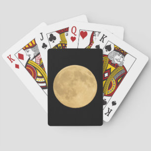Full Moon Seattle, Washington Playing Cards