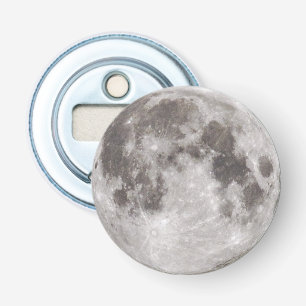 Full moon shining on the sky bottle opener