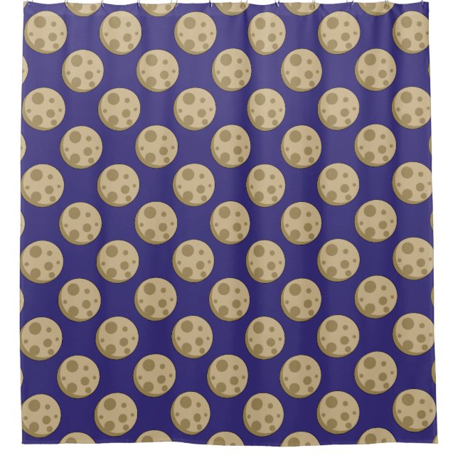 Full Moon Shower Curtain (Front)