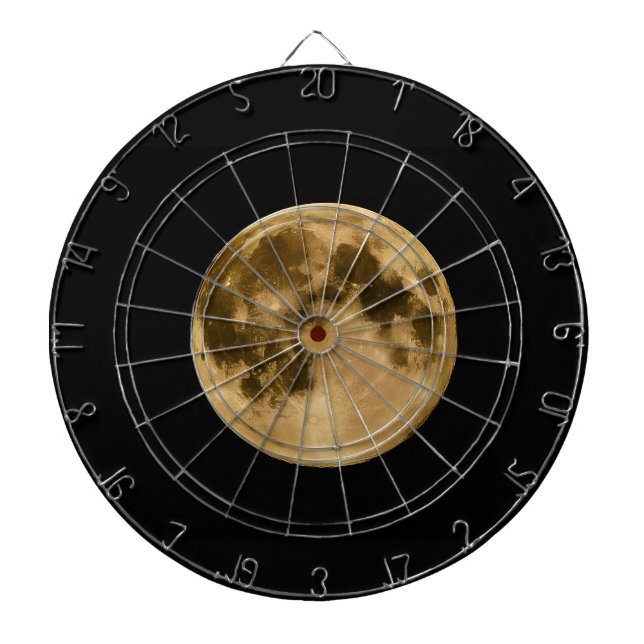 Full moon space dartboard (Front)