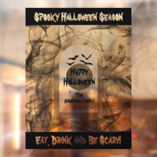 Full Moon Spider Bats Spooky Scary Happy Halloween