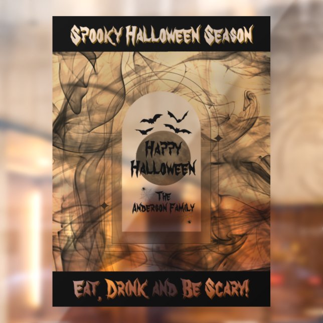 Full Moon Spider Bats Spooky Scary Happy Halloween (Sheet 2)