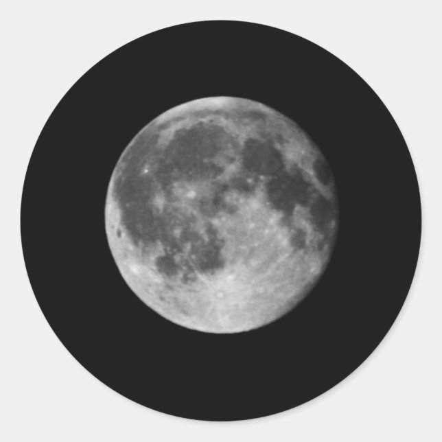 Full moon sticker sheet (Front)