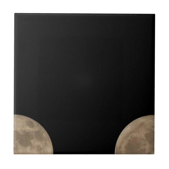 Full Moon Tiles Cool Moon Ceramic Tiles Moon Decor (Front)