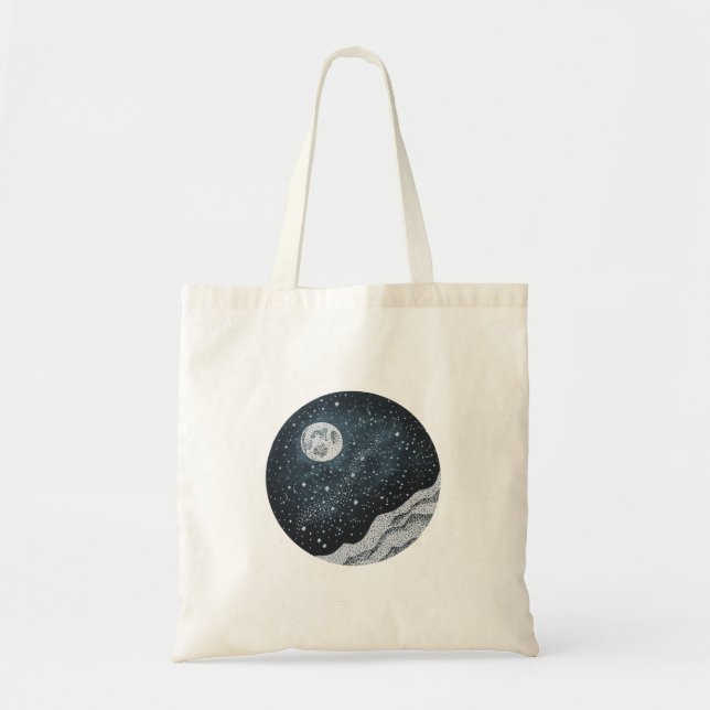 Full Moon Tote Bag (Front)