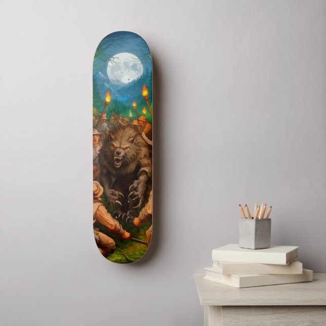 Full Moon Werewolf Lycanthrope Revenge Skateboard (Wall Art)