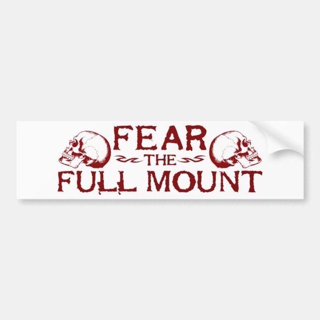 Full Mount Bumper Sticker (Front)