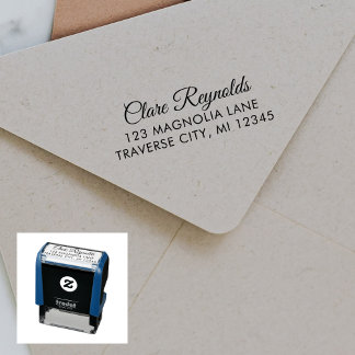 Full Name Return Address Self-inking Stamp