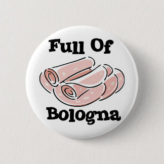 full of bologna 6 cm round badge