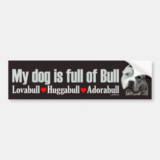 Full of Bull - Pit Bumper Sticker