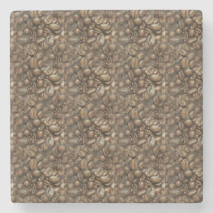 Full of Coffee Beans Stone Coaster