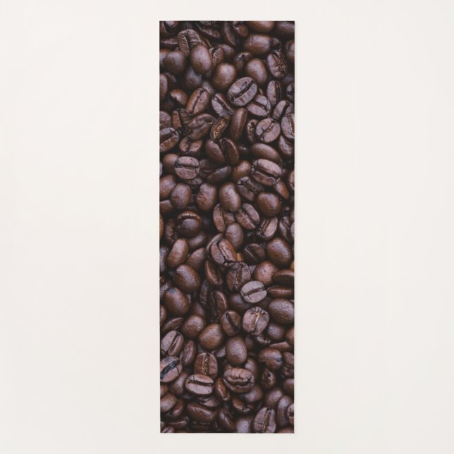 Full of Coffee Beans Yoga Mat (Front)