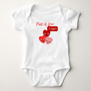 Full of love and giggles baby bodysuit
