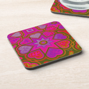'Full of Love' Cork Coaster Set