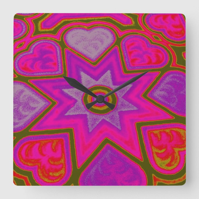 'Full of Love' Wall Clock (Front)