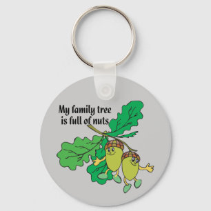 Full of Nuts Key Ring