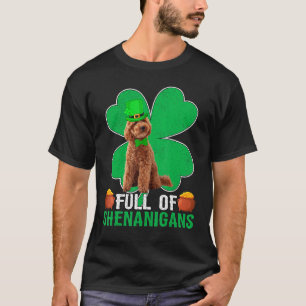 Full Of Shenanigans Toy Poodle Dog St Patrick S Da T-Shirt